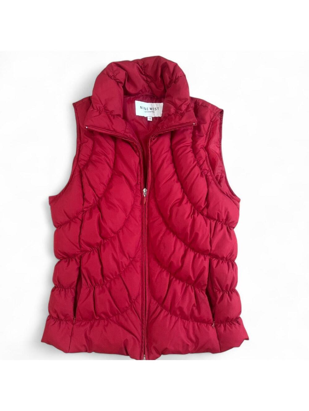 Nine West Women's Red Gilet